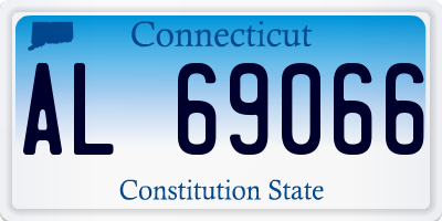 CT license plate AL69066