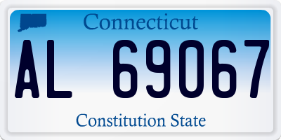 CT license plate AL69067