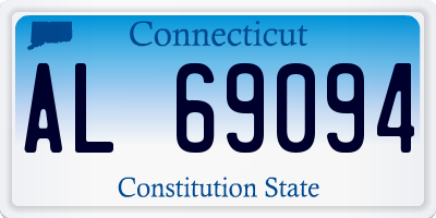 CT license plate AL69094