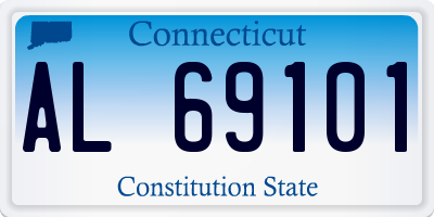 CT license plate AL69101