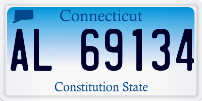 CT license plate AL69134