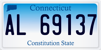 CT license plate AL69137