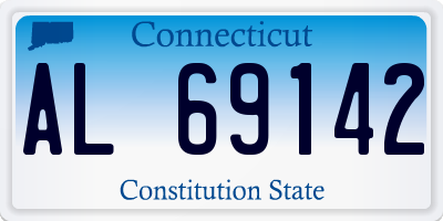 CT license plate AL69142