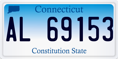 CT license plate AL69153