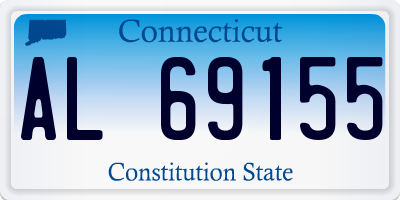 CT license plate AL69155
