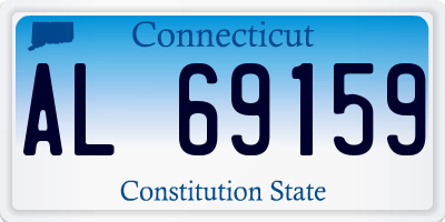 CT license plate AL69159