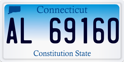 CT license plate AL69160