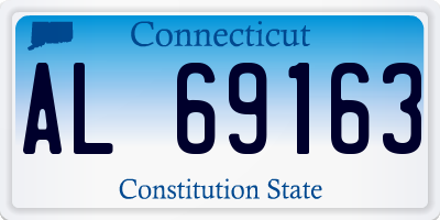 CT license plate AL69163