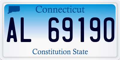 CT license plate AL69190