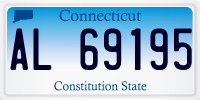 CT license plate AL69195
