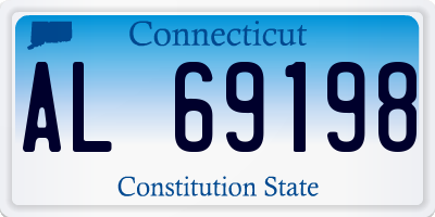 CT license plate AL69198