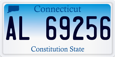 CT license plate AL69256