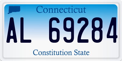 CT license plate AL69284