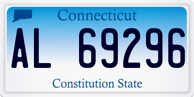 CT license plate AL69296