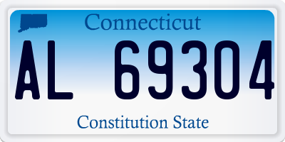 CT license plate AL69304