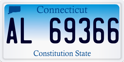 CT license plate AL69366