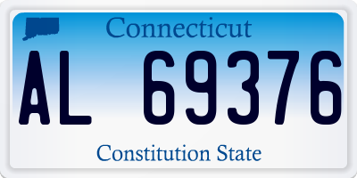 CT license plate AL69376