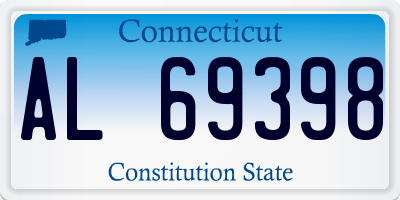 CT license plate AL69398