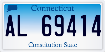 CT license plate AL69414