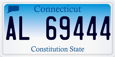 CT license plate AL69444