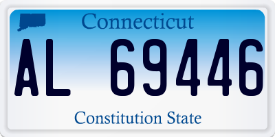 CT license plate AL69446