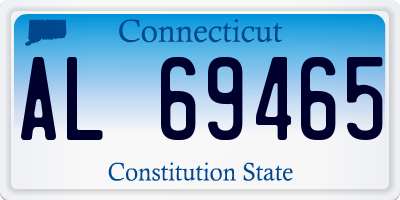 CT license plate AL69465