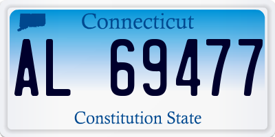 CT license plate AL69477