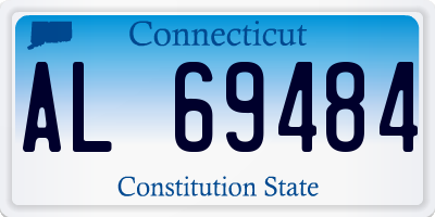 CT license plate AL69484