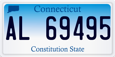 CT license plate AL69495