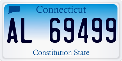 CT license plate AL69499