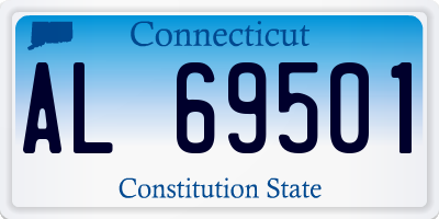 CT license plate AL69501