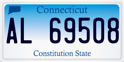 CT license plate AL69508