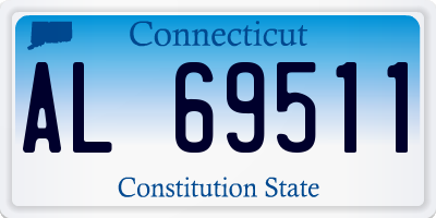 CT license plate AL69511