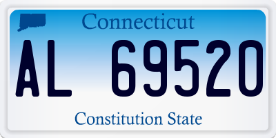 CT license plate AL69520