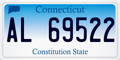 CT license plate AL69522