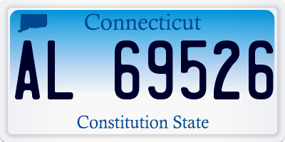 CT license plate AL69526