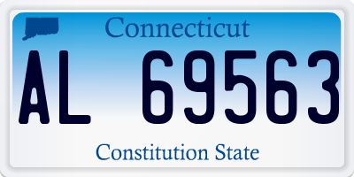 CT license plate AL69563