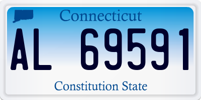 CT license plate AL69591