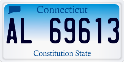 CT license plate AL69613