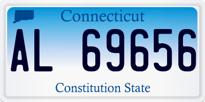 CT license plate AL69656