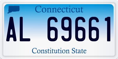 CT license plate AL69661