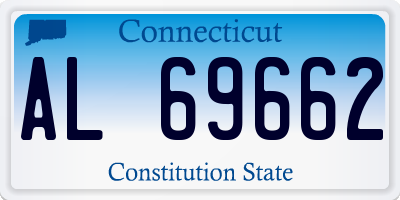 CT license plate AL69662