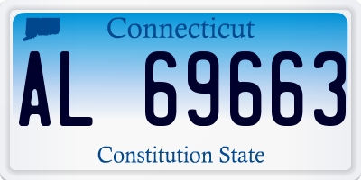CT license plate AL69663