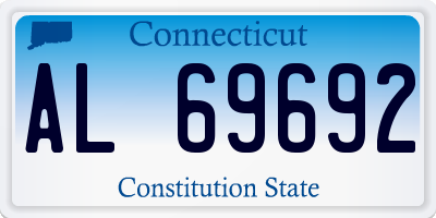 CT license plate AL69692