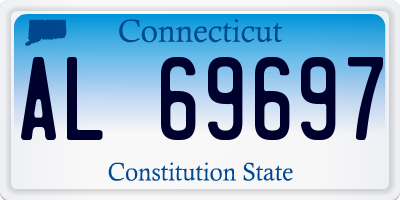 CT license plate AL69697