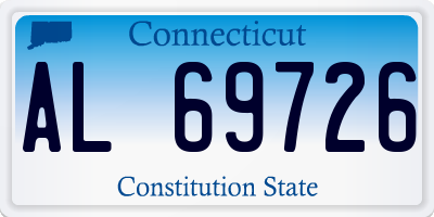 CT license plate AL69726