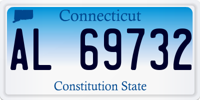 CT license plate AL69732
