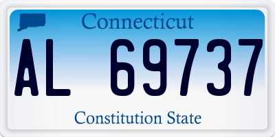 CT license plate AL69737