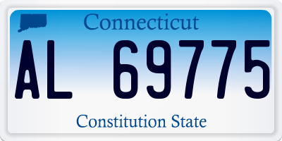 CT license plate AL69775