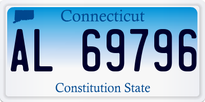 CT license plate AL69796